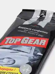Влажные салфетки для стекол зеркал и фар Top Gear, 30 шт
