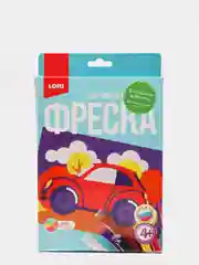 Набор для детского творчества. Фреска - картина из песка Машина. Lori