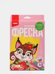 Набор для детского творчества. Фреска. Картина из песка Белочка. Lori
