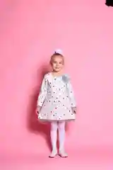 Платье для девочек "Золотой ключик", с длинным рукавом