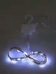 Белый гирлянда штора занавес с крючками USB 2,4 метра