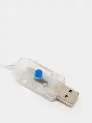 Белый гирлянда штора занавес с крючками USB 2,4 х 3 метра