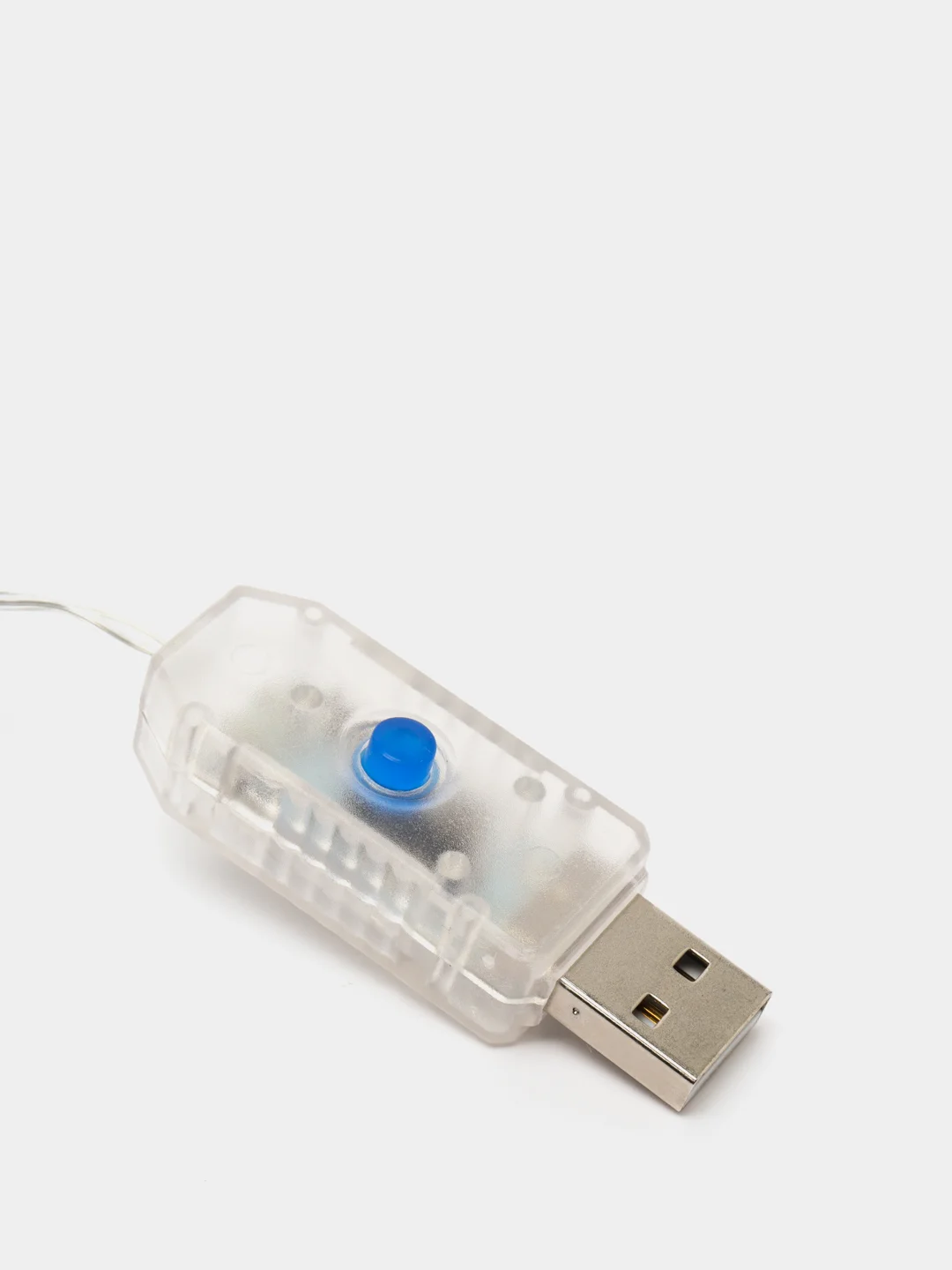 Желтый гирлянда штора занавес с крючками USB 2,4 метра