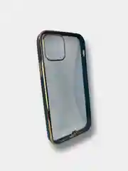 Зеленый прозрачный чехол с усиленными бортами iPhone Айфон 11, 12, 12 Pro, 12 Pro Max, 11 Pro