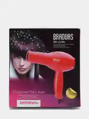 Черный фен "Brown" черный,красный,фен для волос