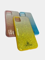 Силиконовый чехол накладка с блестками Apple iPhone Айфон 11 Pro