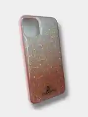 Коралловый меланж силиконовый чехол накладка с блестками Apple iPhone Айфон 11 Pro