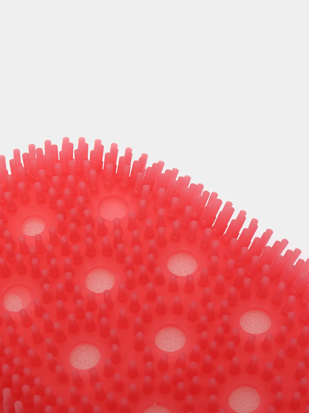 Коралловый силиконовая щетка-мочалка Bubbles Bath Brush