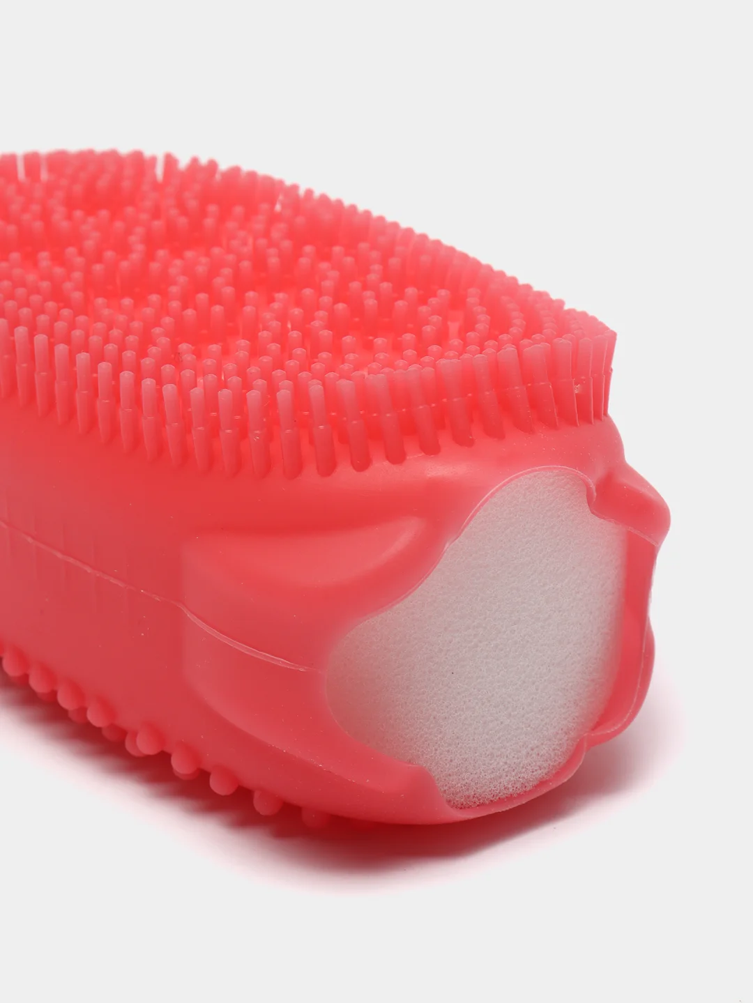 Коралловый силиконовая щетка-мочалка Bubbles Bath Brush