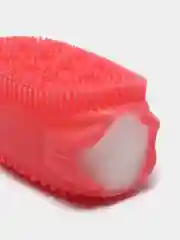 Коралловый силиконовая щетка-мочалка Bubbles Bath Brush