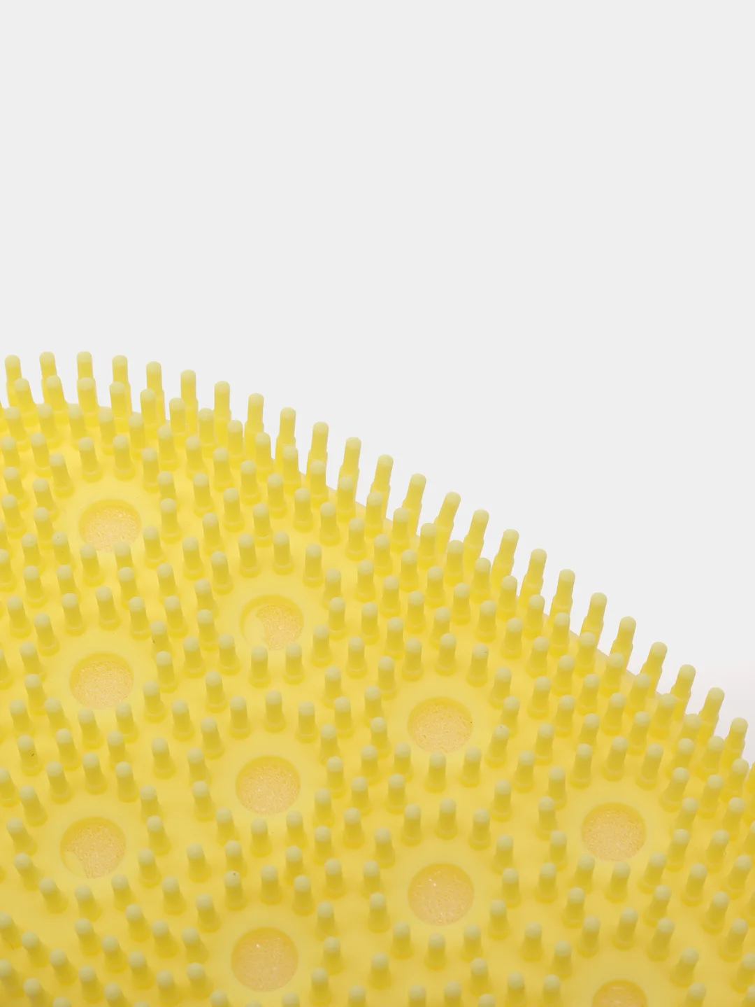 Желтый силиконовая щетка-мочалка Bubbles Bath Brush