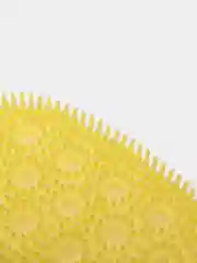 Желтый силиконовая щетка-мочалка Bubbles Bath Brush