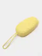 Желтый силиконовая щетка-мочалка Bubbles Bath Brush