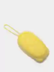 Желтый силиконовая щетка-мочалка Bubbles Bath Brush