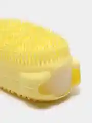Желтый силиконовая щетка-мочалка Bubbles Bath Brush