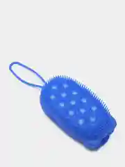 Синий силиконовая щетка-мочалка Bubbles Bath Brush