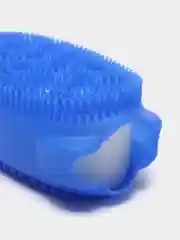 Синий силиконовая щетка-мочалка Bubbles Bath Brush