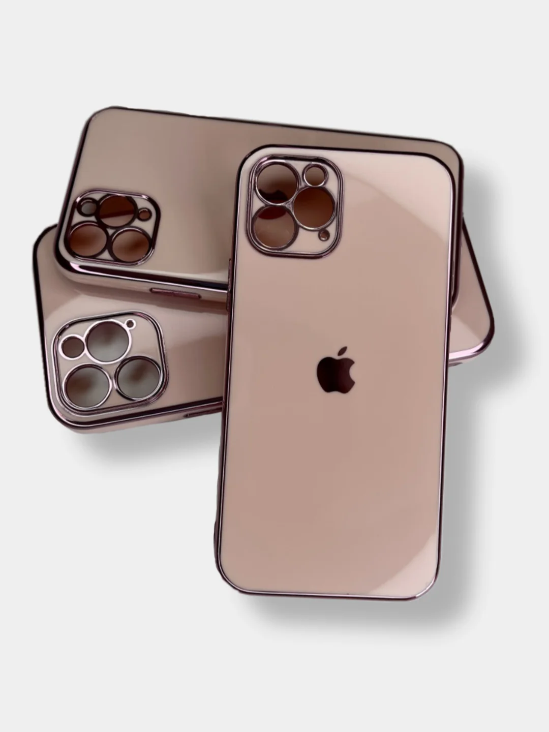 Коралловый меланж глянцевый чехол накладка Apple iPhone 12 Pro Max
