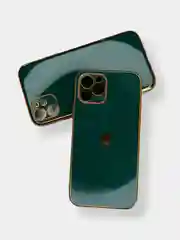 Зеленый глянцевый чехол накладка Apple iPhone 12 Pro Max