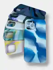 Чехол накладка с акварельным принтом Apple iPhone Айфон 11, 12, 12 Pro, 12 Pro Max