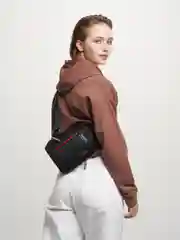 Черный сумка через плечо