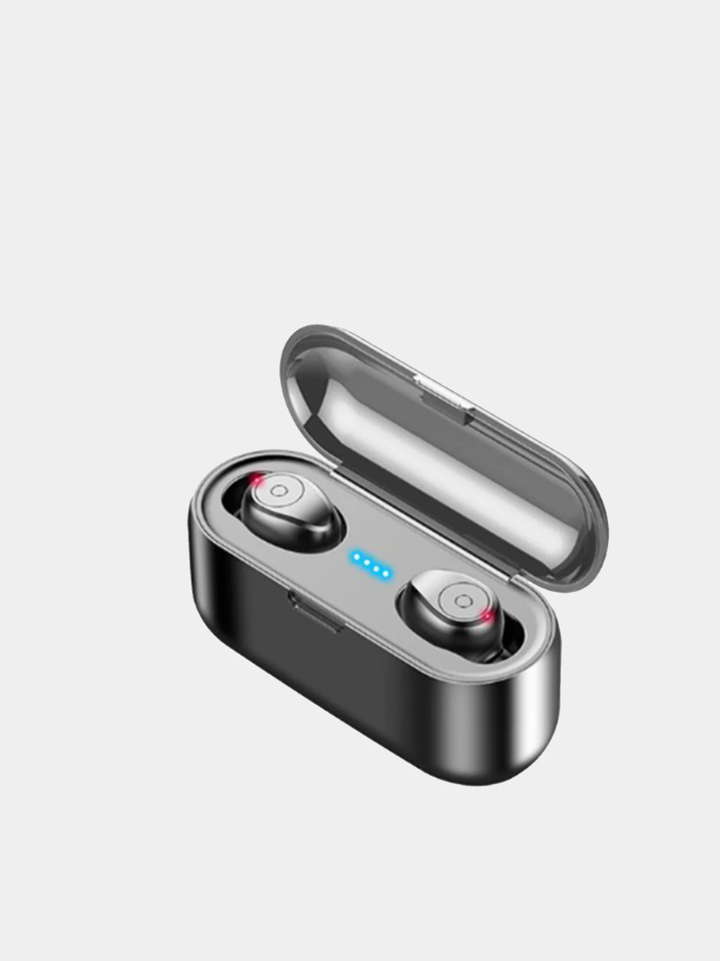 Темно-синий беспроводные наушники F9 с микрофоном, Power Bank