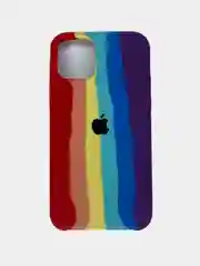 Красный чехол накладка радужный на телефон Apple iPhone 11 Pro