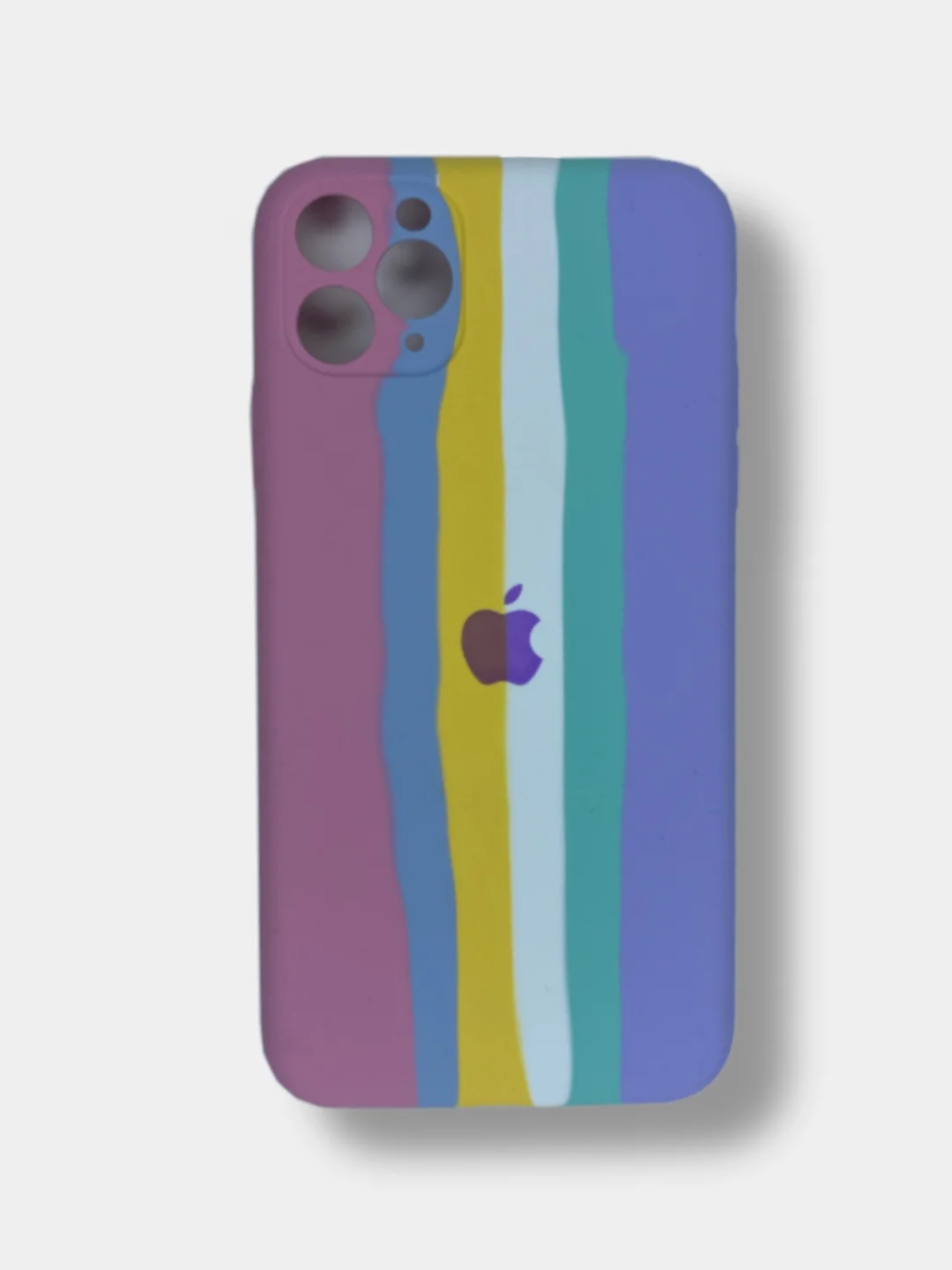 Розовый чехол накладка радужный на телефон Apple iPhone 11 Pro Max