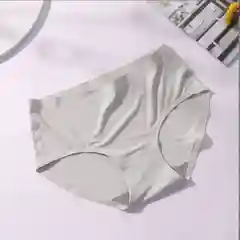Серый металлик трусы женские, бесшовные