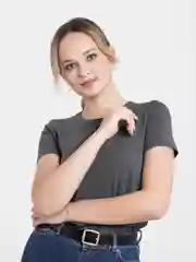 Серый футболка женская, однотонная, хлопок, базовая