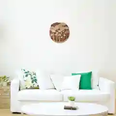Часы настенные деревянные "Лес"