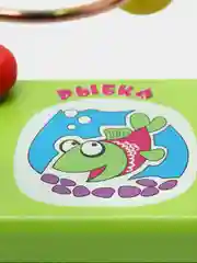 Салатовый игрушка-головоломка Лабиринт "Котик, Рыбка, Яблоня"