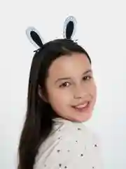 Заколки на подложке "Зайка"