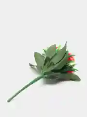 Красный искуственные трава Ёжики