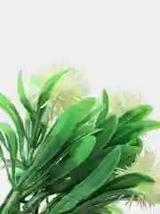 Белый искуственные трава Ёжики