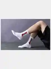 Носки высокие унисекс, с надписью