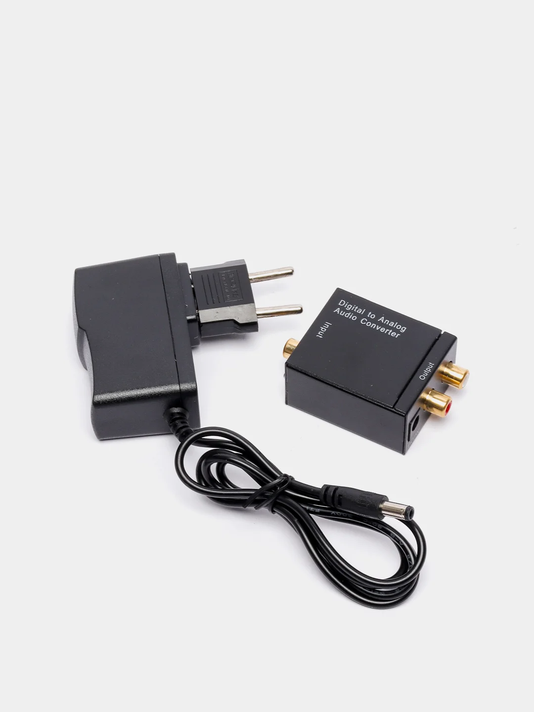 Угольный аудио конвертер цифрового звука optical toslink в аналоговый RCA