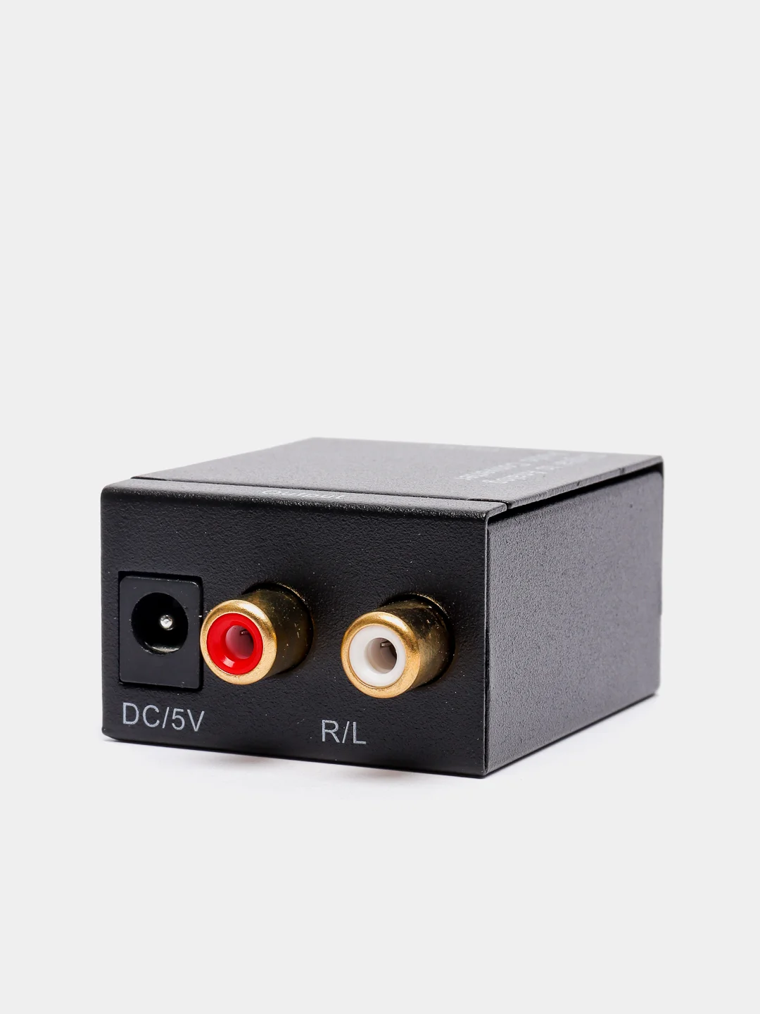 Угольный аудио конвертер цифрового звука optical toslink в аналоговый RCA