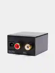 Угольный аудио конвертер цифрового звука optical toslink в аналоговый RCA
