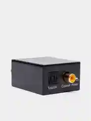 Угольный аудио конвертер цифрового звука optical toslink в аналоговый RCA