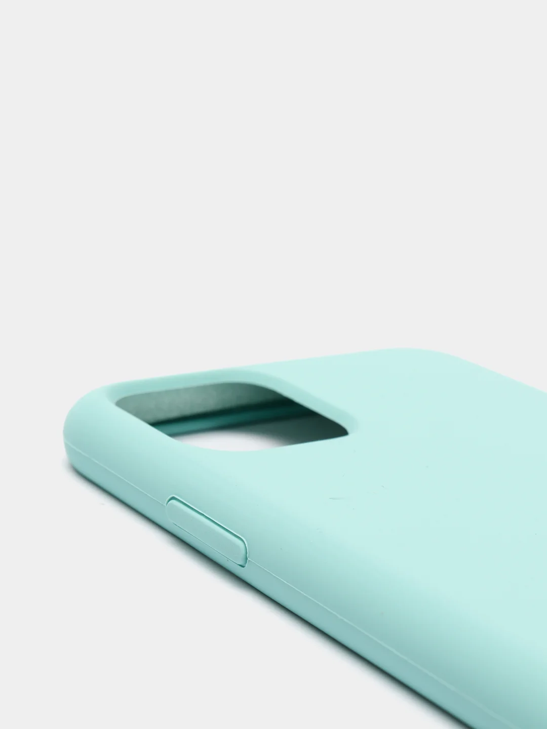 Мятный чехол Silicone Case силиконовый с микрофиброй IPhone 5/5s/SE 6/6s 7/8 7+/8+ X/XS / 11 / 12