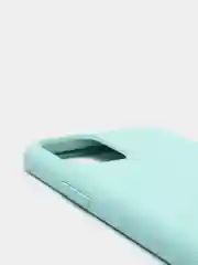 Мятный чехол Silicone Case силиконовый с микрофиброй IPhone 5/5s/SE 6/6s 7/8 7+/8+ X/XS / 11 / 12