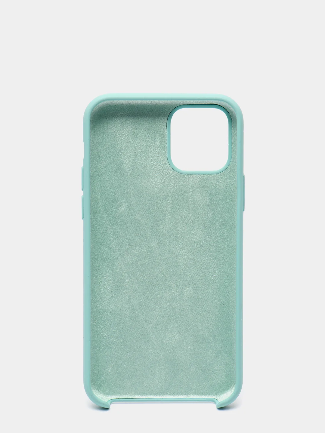 Мятный чехол Silicone Case силиконовый с микрофиброй IPhone 5/5s/SE 6/6s 7/8 7+/8+ X/XS / 11 / 12