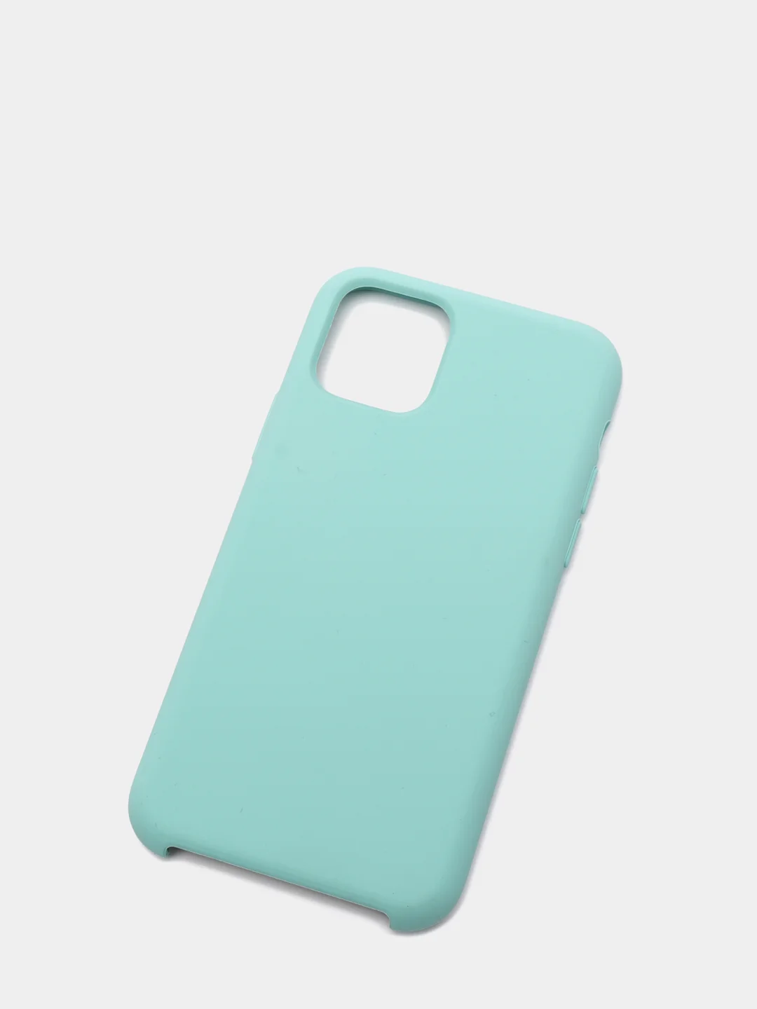 Мятный чехол Silicone Case силиконовый с микрофиброй IPhone 5/5s/SE 6/6s 7/8 7+/8+ X/XS / 11 / 12