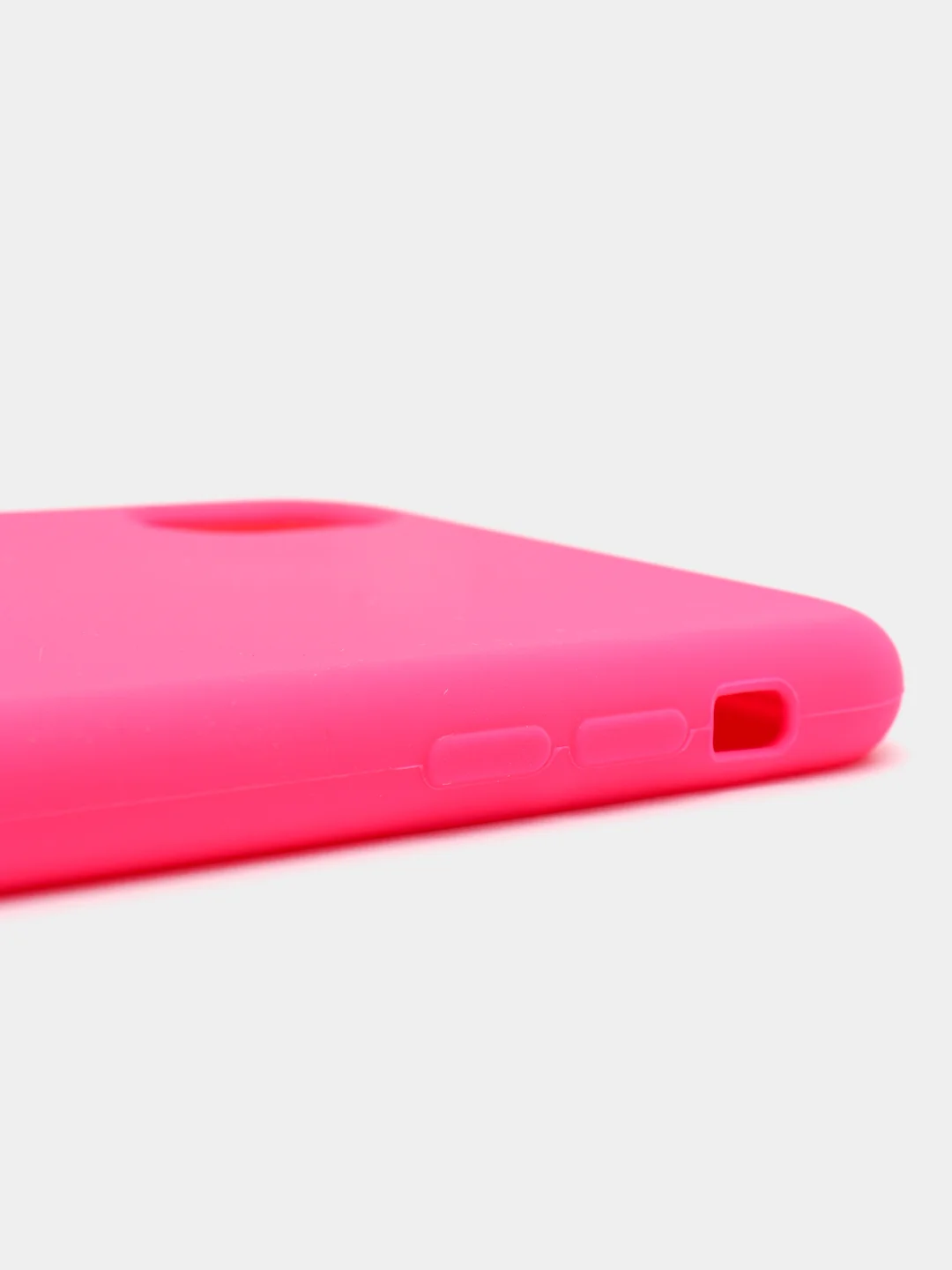 Розовый чехол Silicone Case силиконовый с микрофиброй IPhone 5/5s/SE 6/6s 7/8 7+/8+ X/XS / 11 / 12