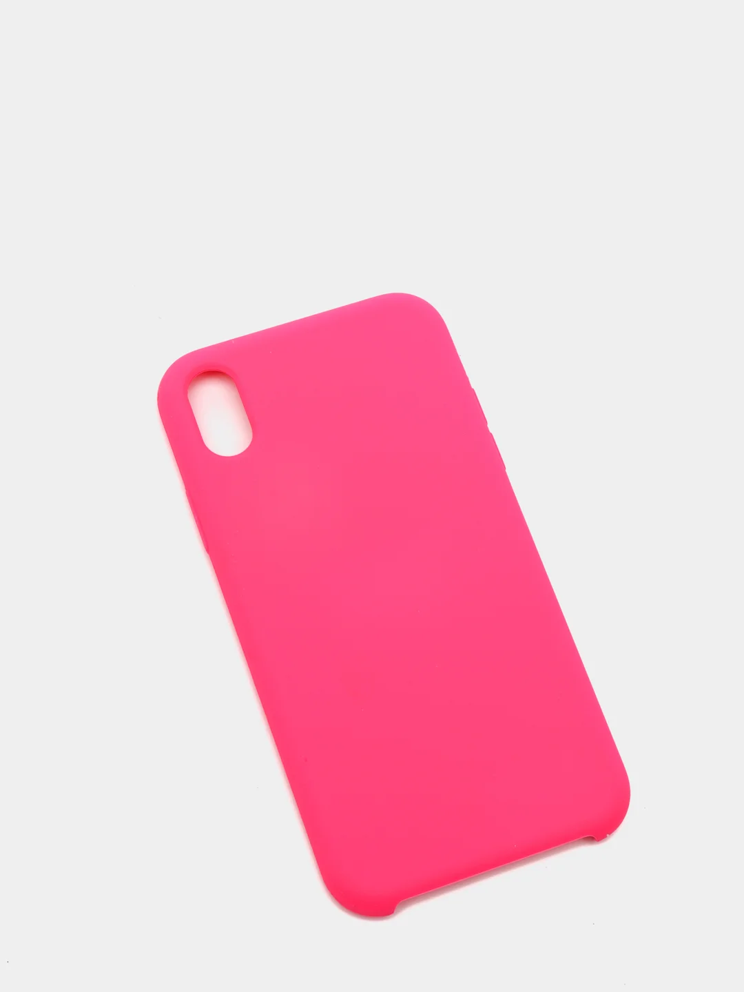 Розовый чехол Silicone Case силиконовый с микрофиброй IPhone 5/5s/SE 6/6s 7/8 7+/8+ X/XS / 11 / 12