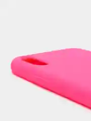 Розовый чехол Silicone Case силиконовый с микрофиброй IPhone 5/5s/SE 6/6s 7/8 7+/8+ X/XS / 11 / 12
