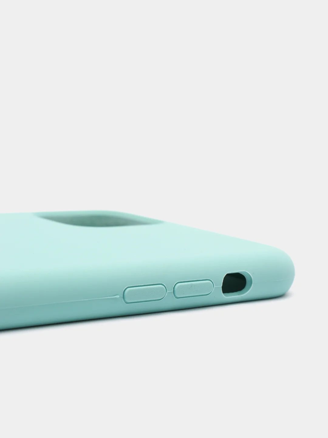 Мятный чехол Silicone Case силиконовый с микрофиброй IPhone 5/5s/SE 6/6s 7/8 7+/8+ X/XS / 11 / 12