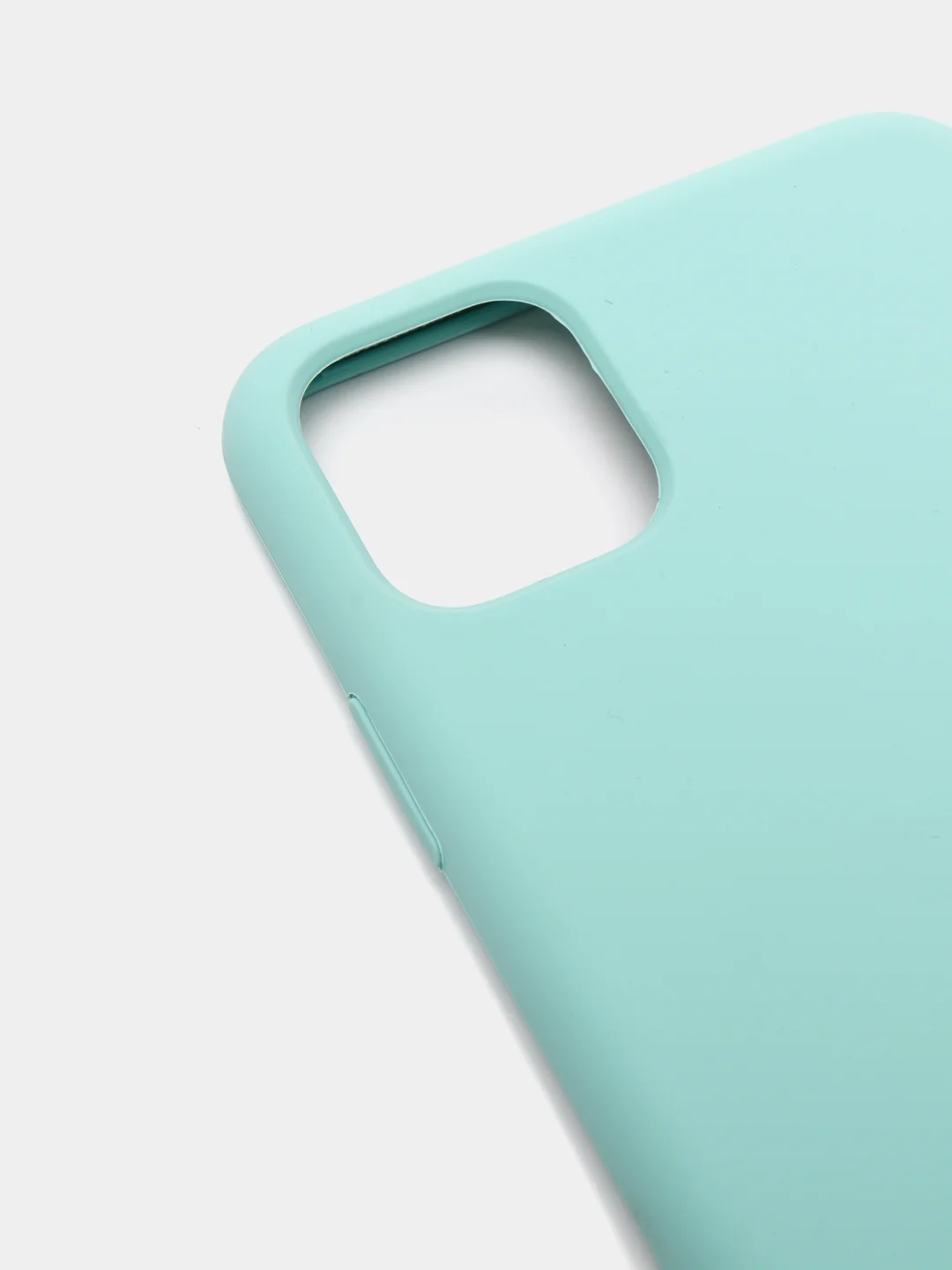 Мятный чехол Silicone Case силиконовый с микрофиброй IPhone 5/5s/SE 6/6s 7/8 7+/8+ X/XS / 11 / 12