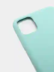 Мятный чехол Silicone Case силиконовый с микрофиброй IPhone 5/5s/SE 6/6s 7/8 7+/8+ X/XS / 11 / 12